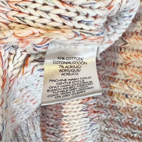 Ann Taylor Loft Space Dye Rainbow Knit Sweater - Picture 4 of 5